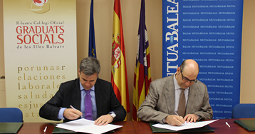El Col•legi de Graduats Socials i la Mutua Balear signen un conveni de col•laboració