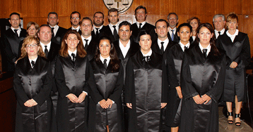 Diez nuevos Graduados Sociales juran en el Tribunal Superior de Justicia