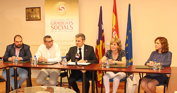 Los Graduados Sociales exigen públicamente un mejor servicio público para las empresas, trabajadores y ciudadanos de Balears
