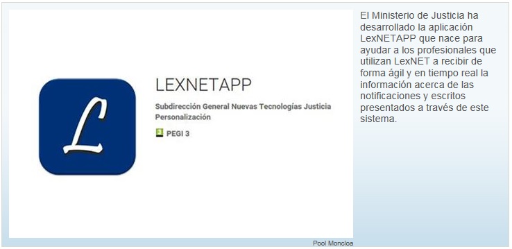 El Ministerio de Justicia lanza LexNETAPP, una nueva aplicación móvil para LexNET 