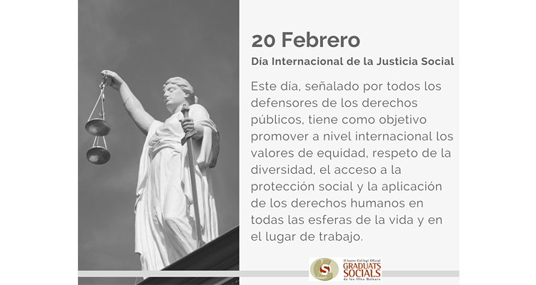 20 FEBRER DIA MUNDIAL DE LA JUSTÍCIA SOCIAL