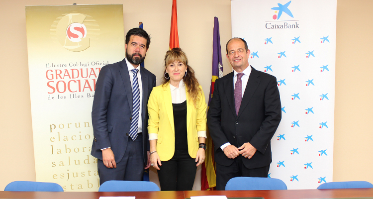 El Il•lustre Col•legi de Graduats Socials de les Illes Balears y CaixaBank renuevan su acuerdo de colaboración