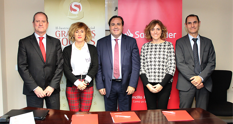 Renovación del acuerdo de colaboración entre el Banco Santander y el Il·lustre Col·legi Oficial de Graduats Socials de les Illes Balears