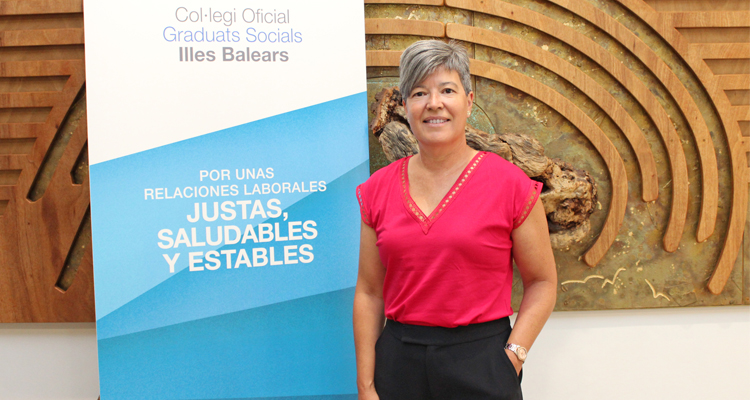 Mercè García, presidenta del Col·legi Oficial Graduats Socials Illes Balears